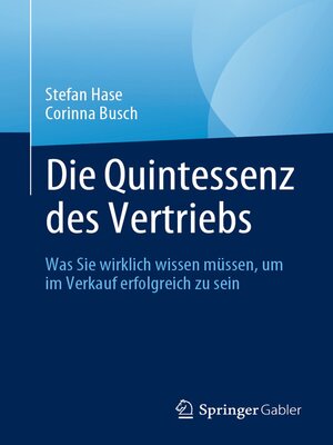 cover image of Die Quintessenz des Vertriebs